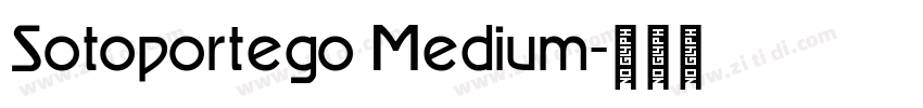 Sotoportego Medium字体转换